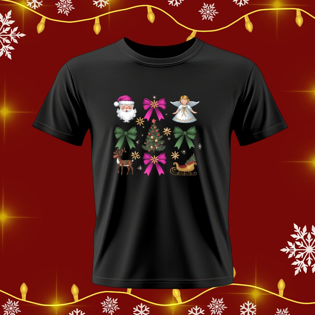 T-SHIRT - CRISTMAS THEME-GIRLS