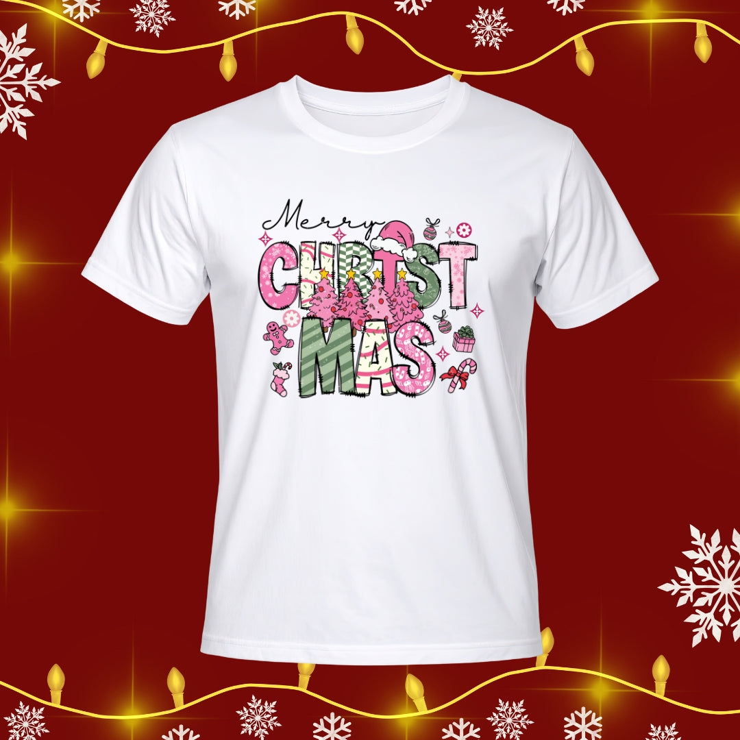 T-SHIRT - CRISTMAS THEME-GIRLS