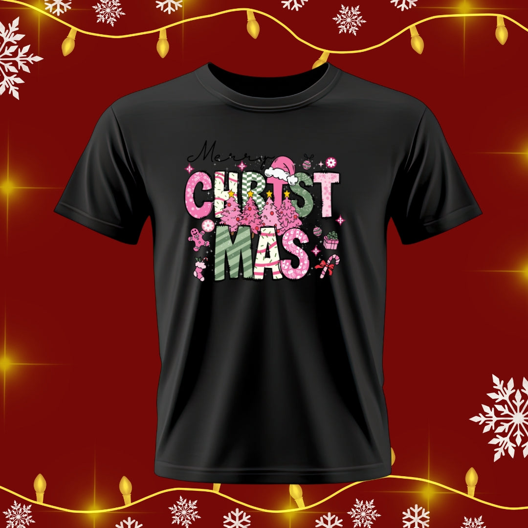 T-SHIRT - CRISTMAS THEME-GIRLS