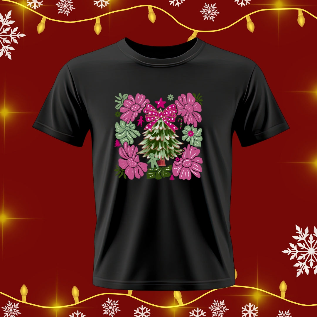 T-SHIRT - CRISTMAS THEME-GIRLS