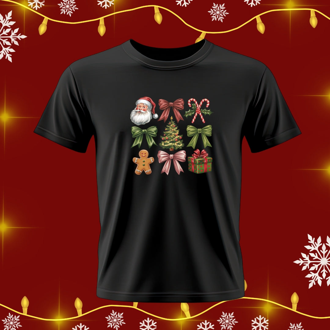 T-SHIRT - CRISTMAS THEME-GIRLS